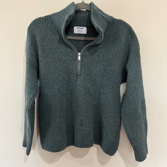 Old Navy - Shaker-Stitch Half Zip - Small - Picture 2 of 3